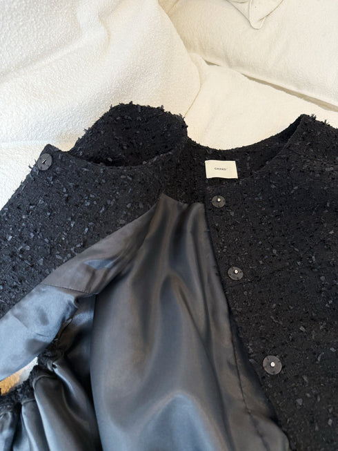 tweed ball vest